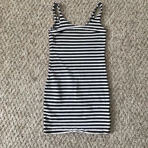 Stripped mini dress